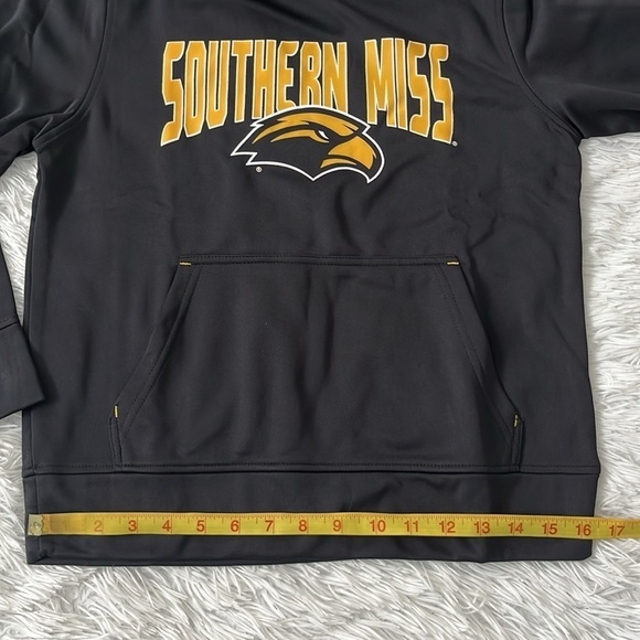 NEW J. AMERICA SOUTHERN MISS GOLDEN EAGLES UNISEX  POLY HOOD YOUTH SIZE MEDIUM - Picture 8 of 12